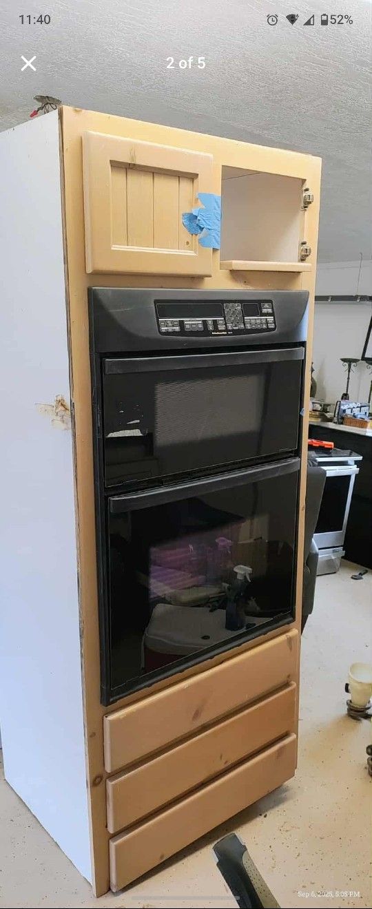 KitchenAid Superba Oven & Microwave Combo in Cabinet 80.5x33.5"