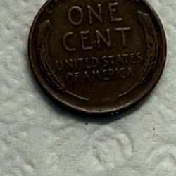 1940 One Cent  Rear Not Mind Mark 