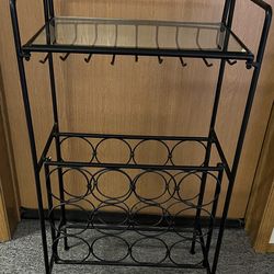 Wine Rack/Glass Holder $20