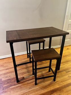 Tall Wood Dining Table - MUST GO NOW!