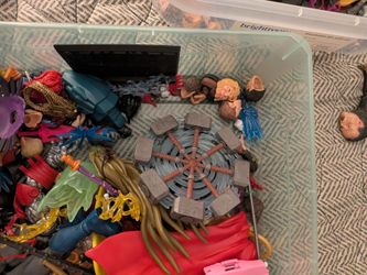 Mixed Lot of Action Figure Parts and Accessories
