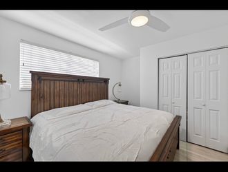 Wood king Bed Ashley Furniture Dark Brown