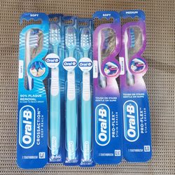 New Oral B Toothbrushes Bundle (6)