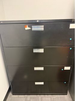 Free lateral 4 drawer filing cabinets