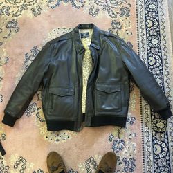 Cockpit USA Blue Eagle Leather Jacket extra large xl