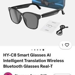 HYUNDAI HY-C8 Smart Glasses AI Wireless Bluetooth Glasses