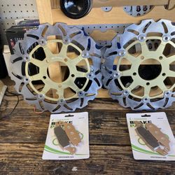 Suzuki GSX-F Katana 750cc Brake Pads And Rotors 