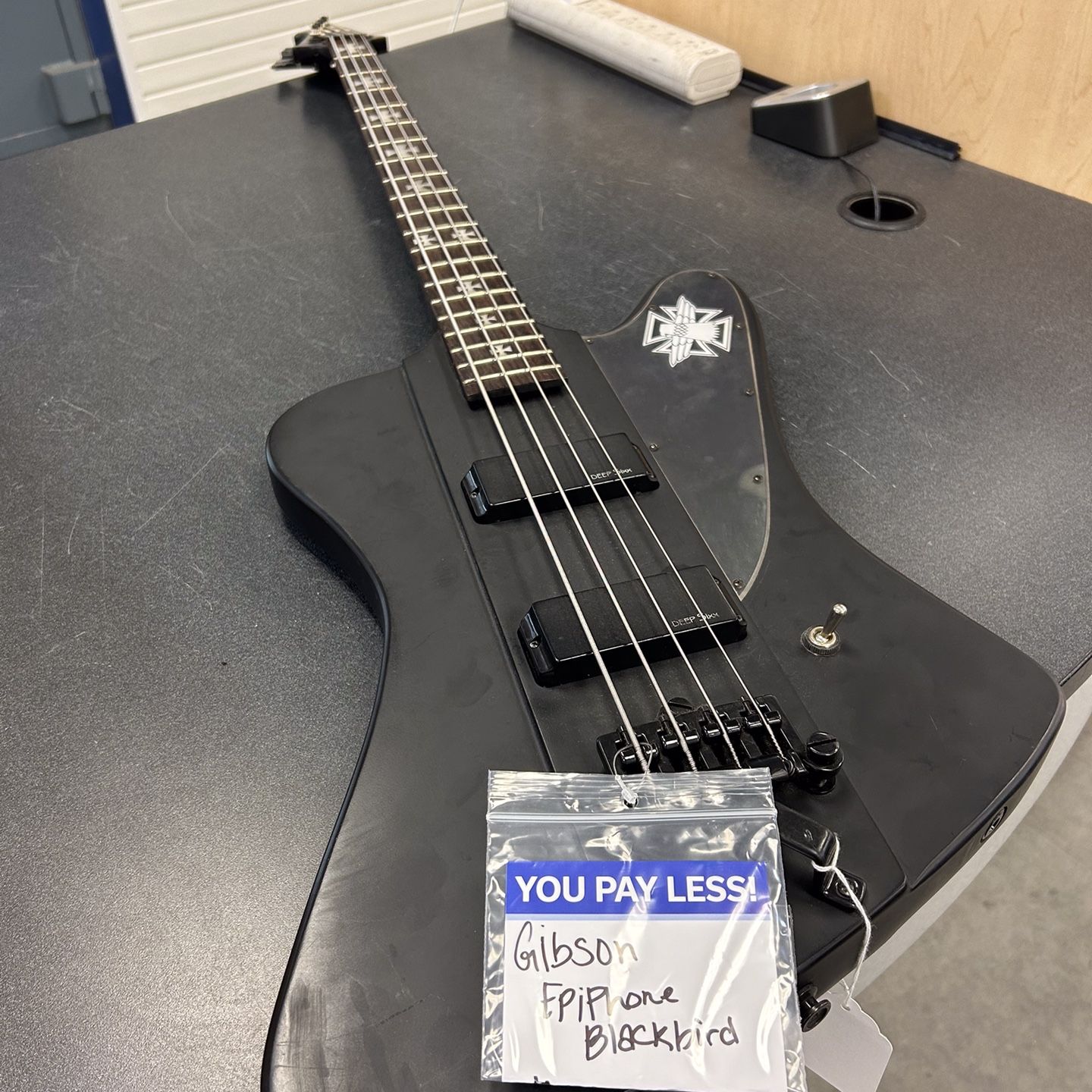 Epiphone BlackBird Nikki Sixx Bass Guitar $480 for Sale in Redmond