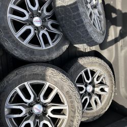 GMC/chevy stocks with tires good condition