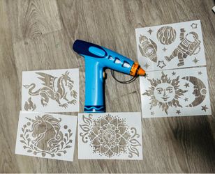 Marker spray paint gun for kids (crayola)