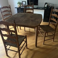 Antique Table And Chairs