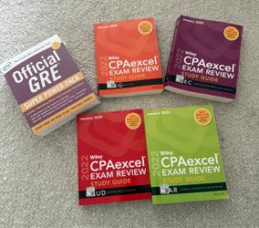 Wiley CPAexcel 2022 Study Guides + Official GRE Super Power Pack