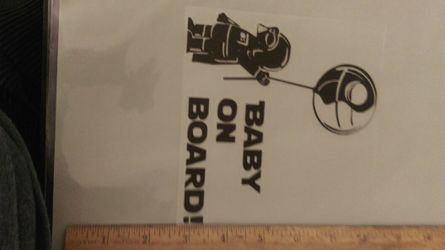 STAR WARS BABY ON BOARD
