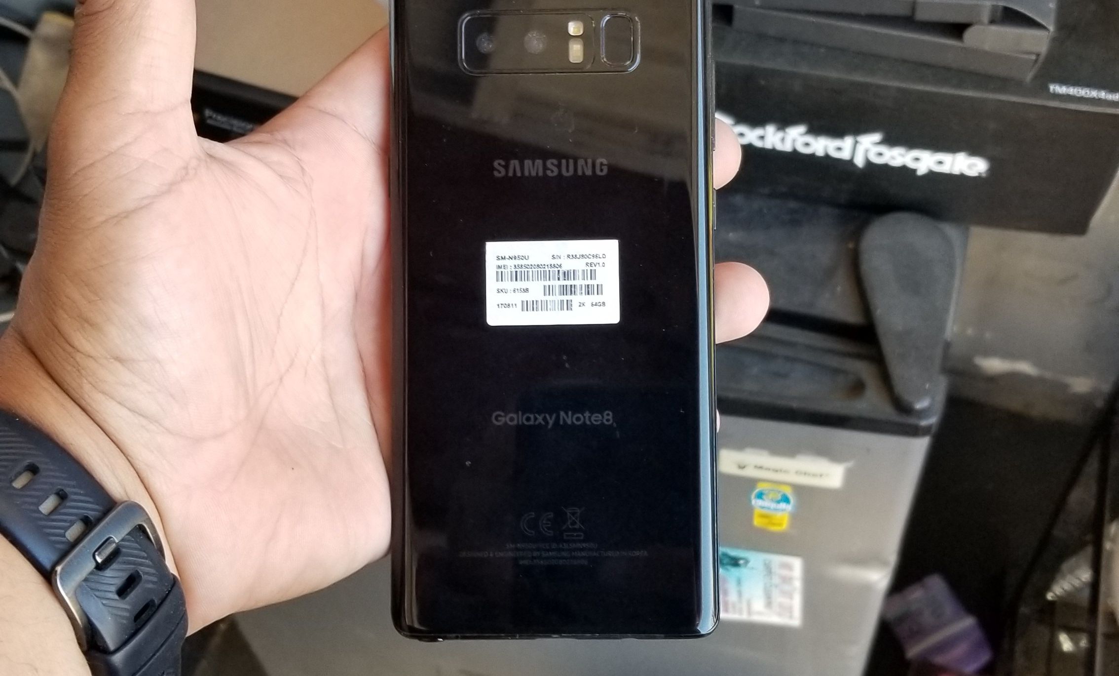 Note 8 blacklisted