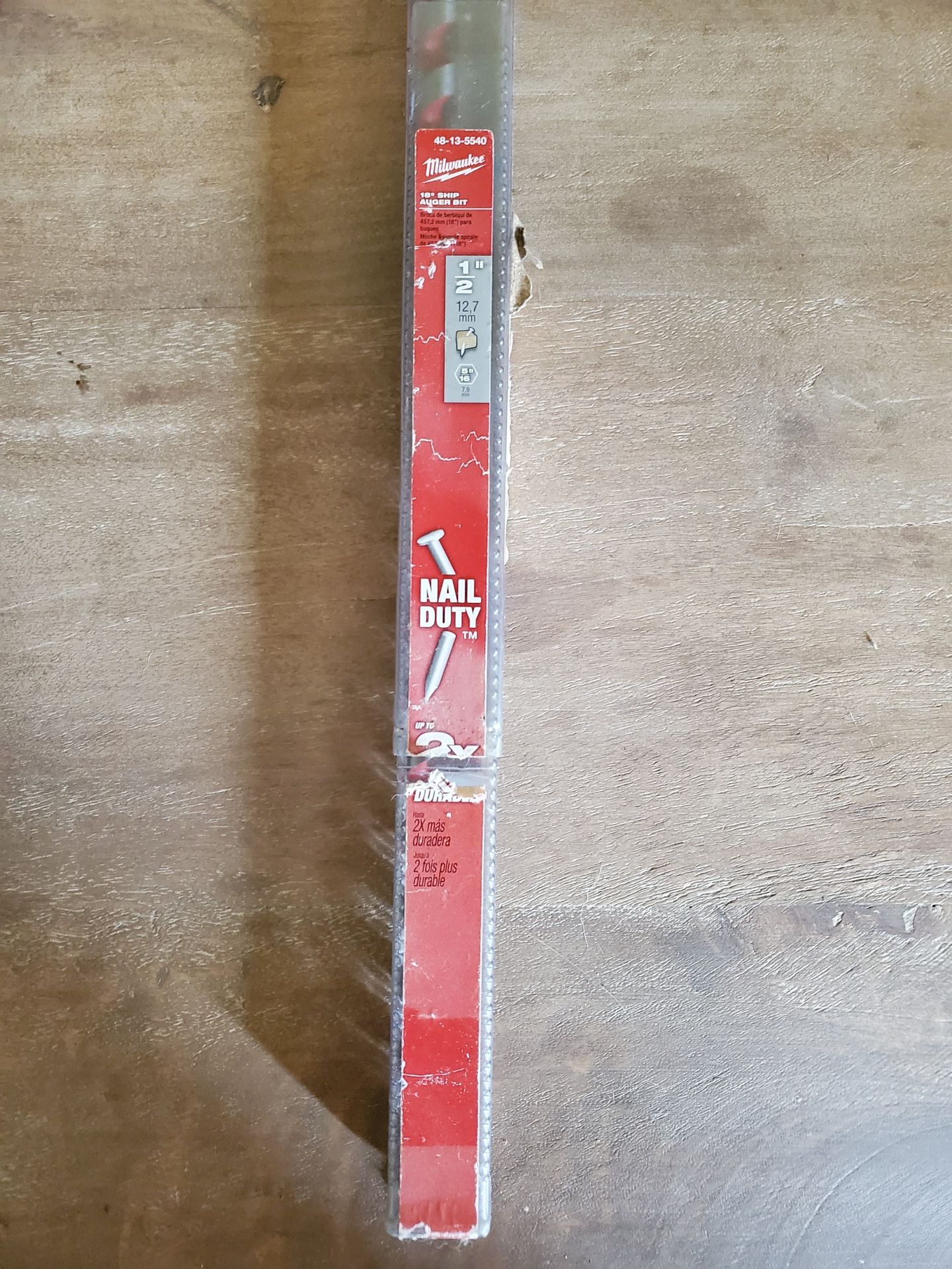 Milwaukee 18” Auger Drill Bit