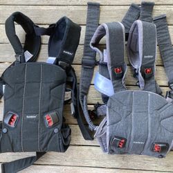 (2) BABYBJORN FRONTPACK CARRIERS 