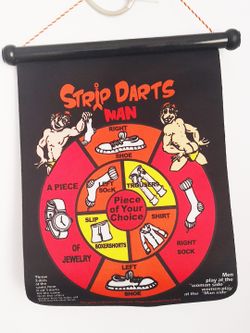 16" Magnetic Strip Dart Game W. 6 Darts