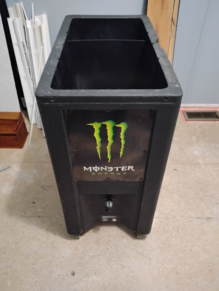 Monster Energy Cooler On Wheels
