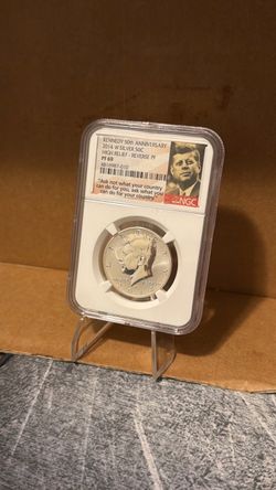 2014-W Kennedy 50th Anniversary Silver Half Dollar NGC PF69