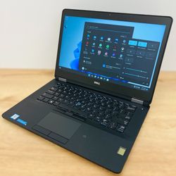 Dell i5 vPro QHD/2K Touchscreen laptop / Windows 11 Pro / SSD 512GB / RAM 8GB / Camera / HDMI / Bluetooth / Charger / Backlit / Fingerprint