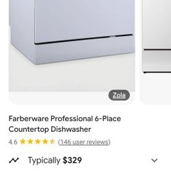 FARBERWARE countertop Dishwasher 