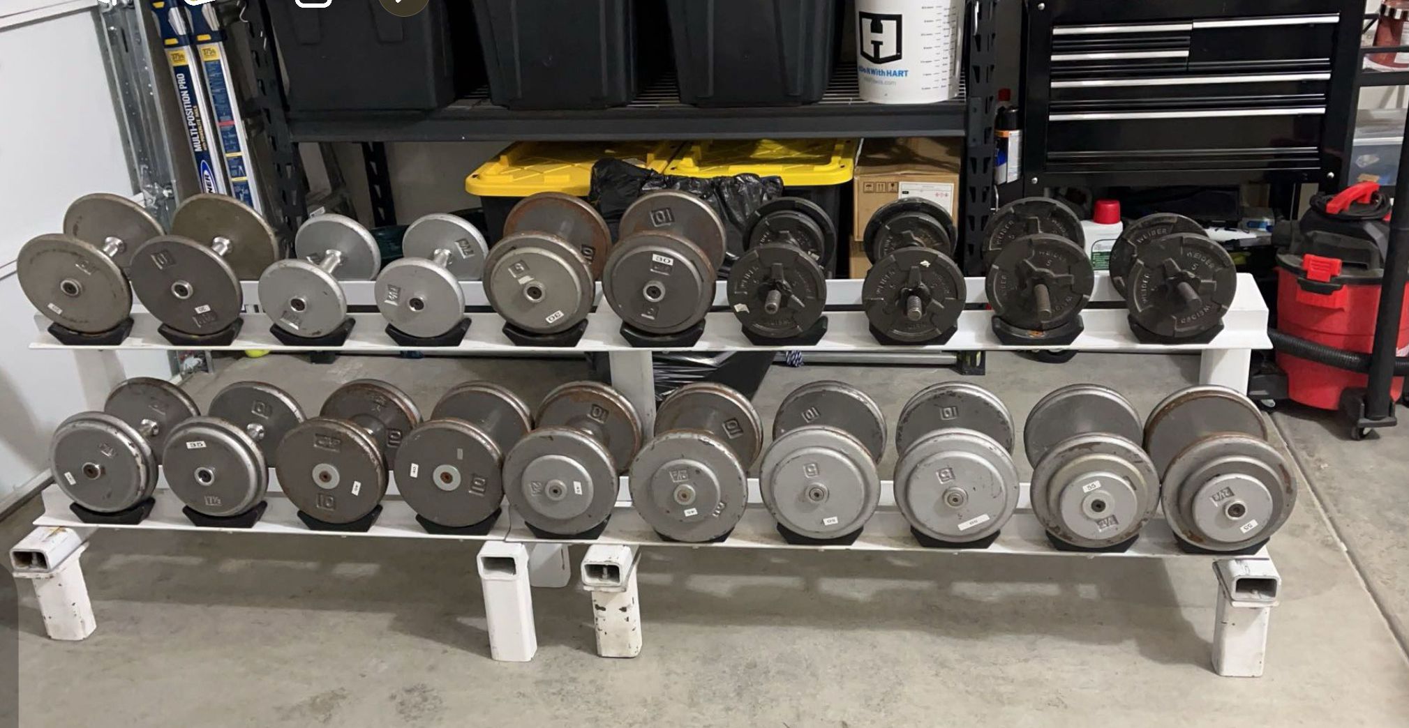 Dumbbells With Rack