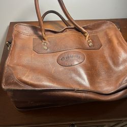 Vintage Orvis Leather Briefcase 