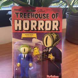 Super7 The Simpsons Treehouse Of Horror Alien President Reaction Figure NEW