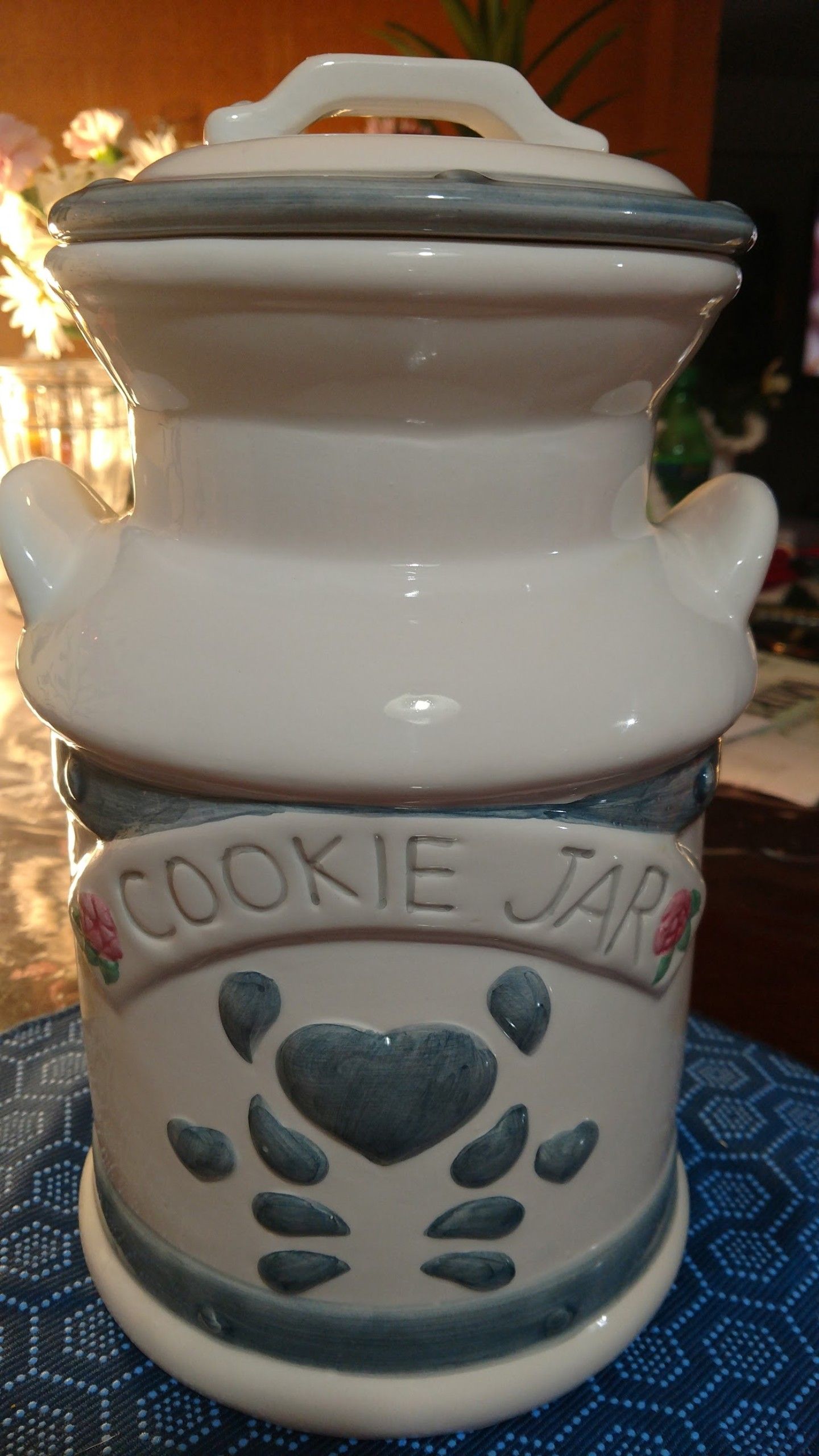Vintage Large Ceramic Cookie Jar