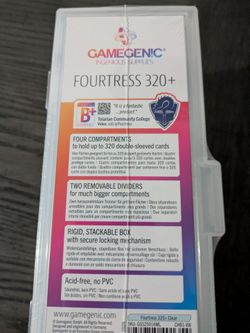 Gamegenics fourtress card storage box
