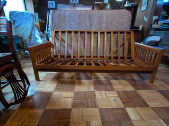 Futon with Mattress and Covers