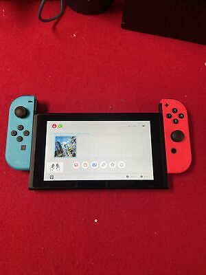 Nintendo Switch 32GB Neon Red/Neon Blue Console UNPATCHED