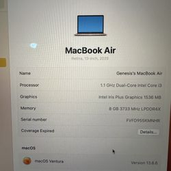 MacBook Air 2020 13inch Rose Gold