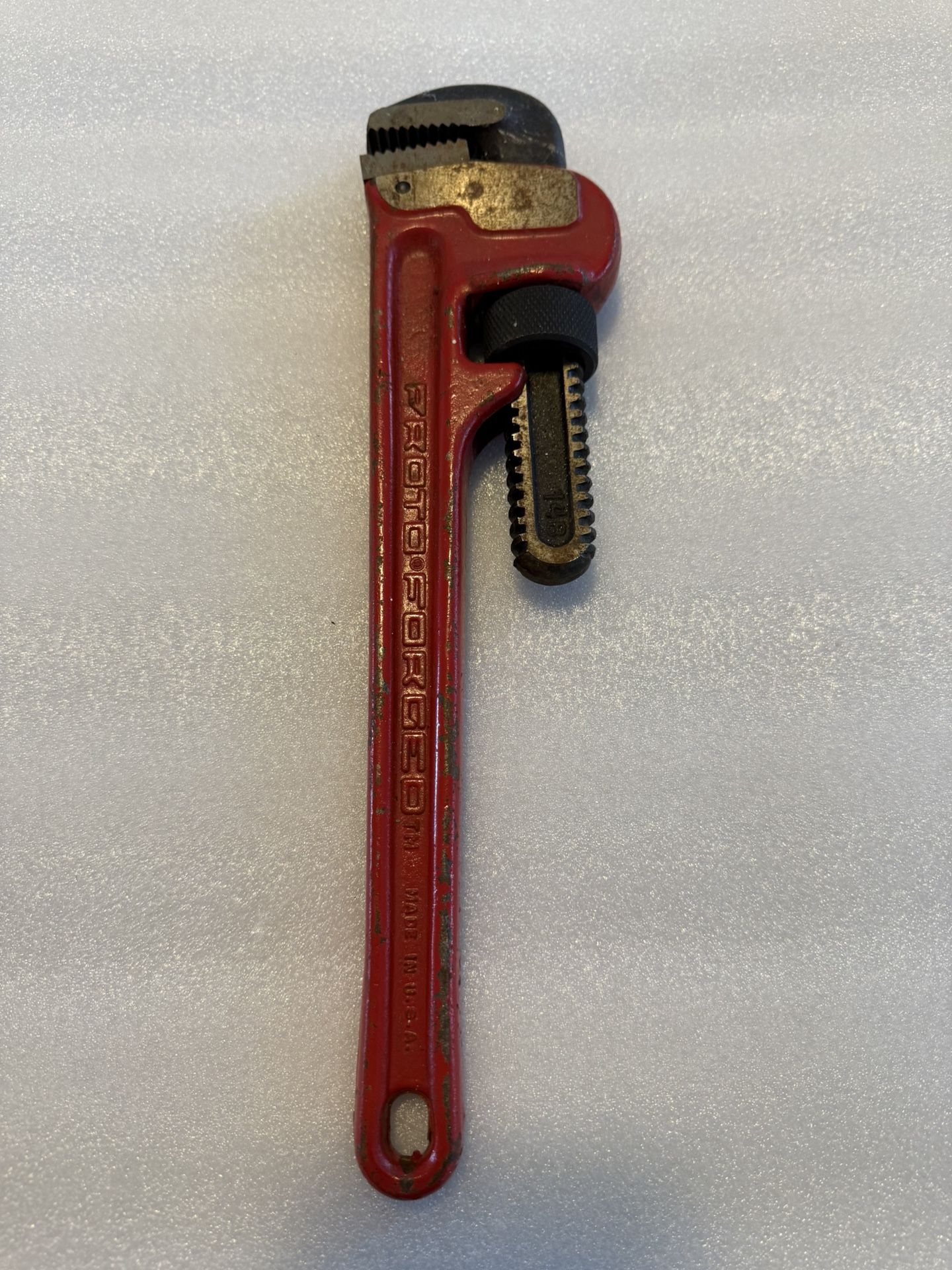 Vintage PROTO FORGED 14” Pipe Wrench MADE IN USA