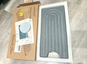 Kitchen sink faucet mat