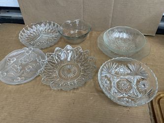 Crystal Serving Plates 