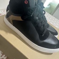 Burberry Black  High-Top Sneakers