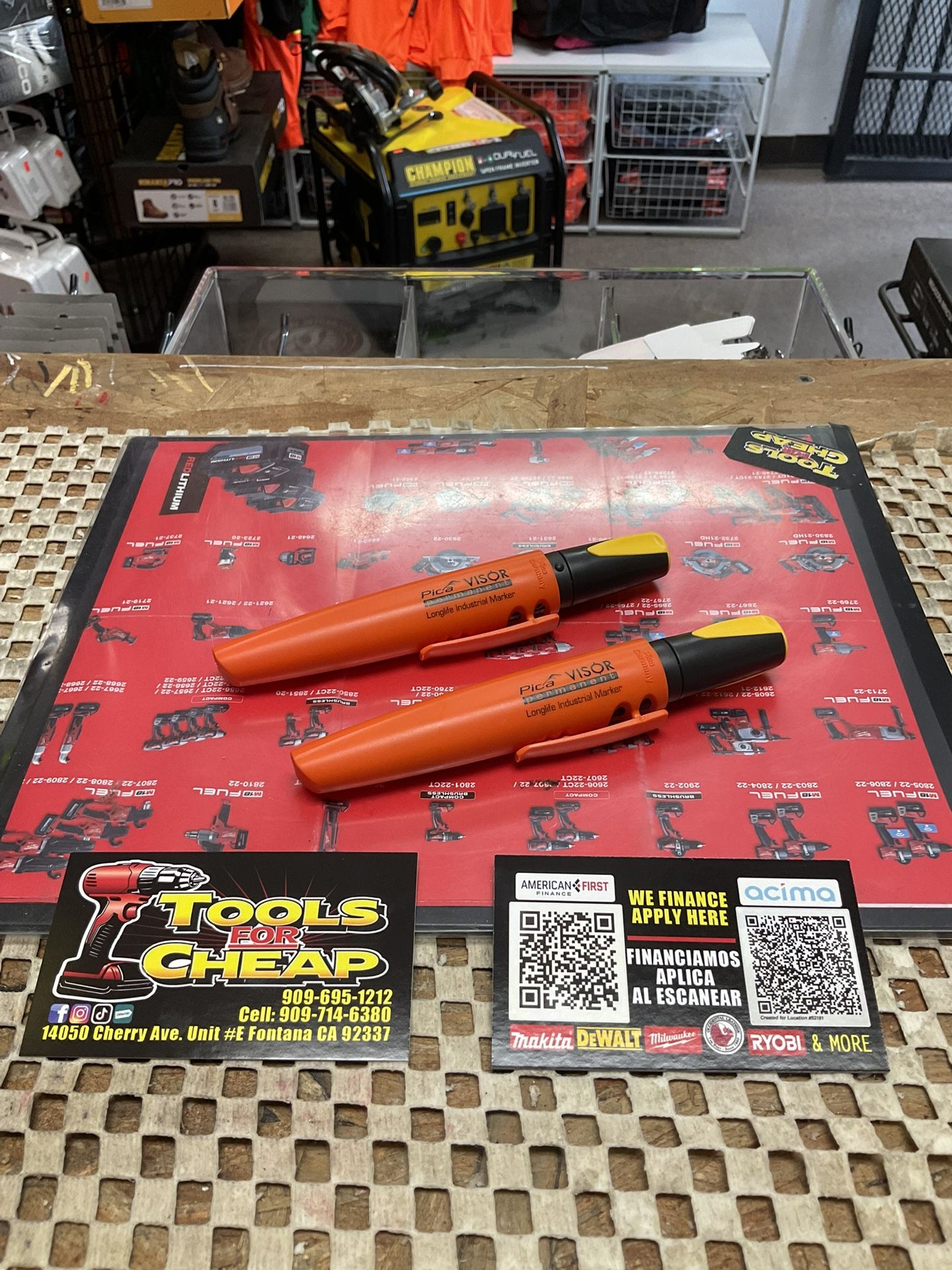 PICA Visor Marker- Yellow $12 EACH