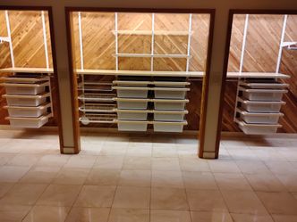 Closet shelves