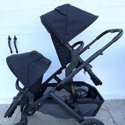 Like New Uppababy Vista V2 Double Stroller With Bassinet