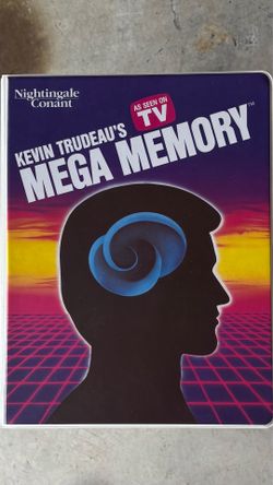 Vintage Kevin Trudeau's Mega Memory Cassette Set - Brand New / Never Used!