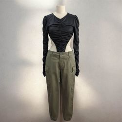 Gorgeous bodysuit medium & Cargo joggers size5