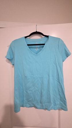 St. John's Bay women's Essential Tee Blue size XL