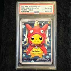 PSA 10 Gem Mint Magikarp Pikachu Japanese Promo Holo