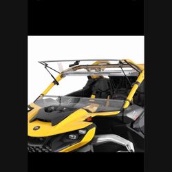 Can-Am Maverick R Scratch Resistant Flip Windshield