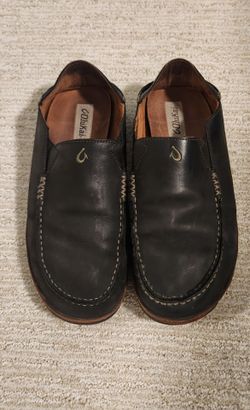 OluKai 
Moloa Shoes - Men's - Black - Size 10 5