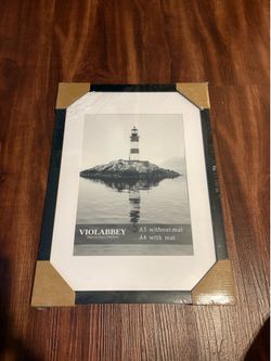 Black wood frame