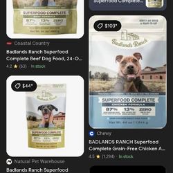 Badlands Ranch Dog Food!!!$$$$