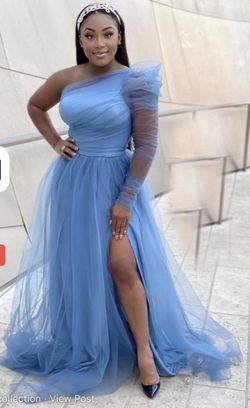 Sky Blue Dress For Party Or Prom