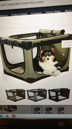 Vérsate 24” Collapsible Soft Dog Crate
